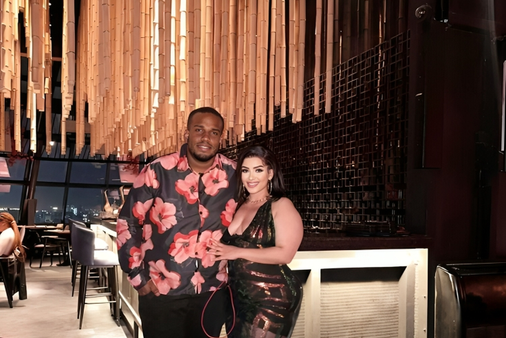 Madtraxx and his wife Salma Hussein