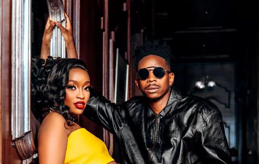 Eric Omondi & his fiancée Lynn
