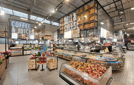 An eatery in the supermarket