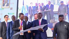 President William Ruto during the ministerial conference at the Africa Climate Summit, at the Kenyatta International Convention Centre (KICC), Nairobi.