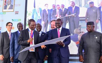 President William Ruto during the ministerial conference at the Africa Climate Summit, at the Kenyatta International Convention Centre (KICC), Nairobi.