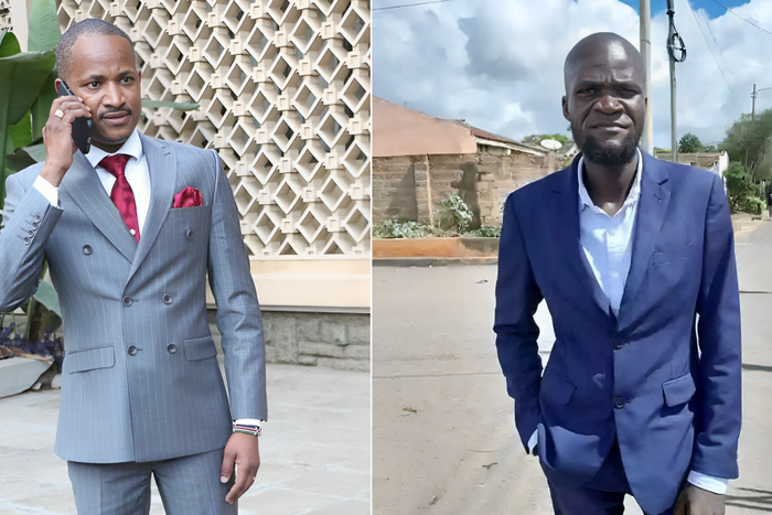 A collage of Babu Owino and Nuru Okang'a