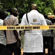 File image of DCI detectives at a crime scene in Kenya