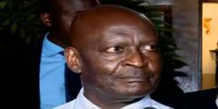 George Magoha's close friend Dr Walter Mwanda at Lee Funeral Home on Tuesday, January 24, 2023