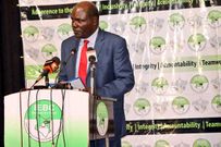 Outgoing IEBC Chair Wafula Chebukati during the launch of the Post-election Evaluation Report in Nairobi