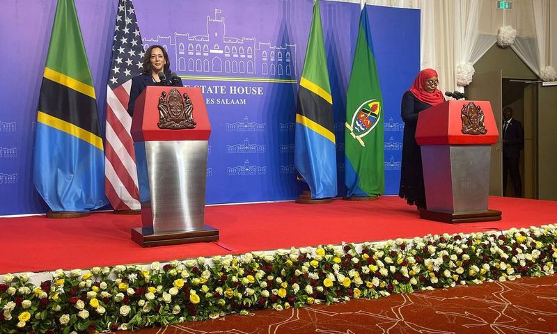 US vice-president Kamala Harris has disclosed trade plans with Tanzania