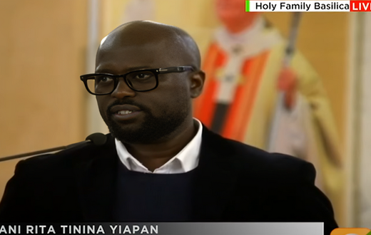 Rita Tinina's partner Robert Ngila delivers heartfelt eulogy