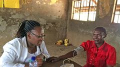 A woman undergoing a check-up   Photo /Courtesy