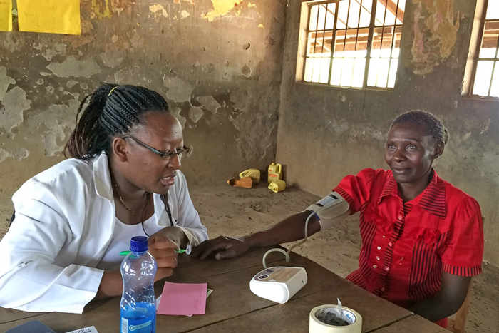 A woman undergoing a check-up   Photo /Courtesy