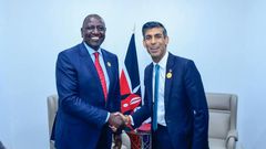 Kenya's President William Ruto & UK Prime Minister Rishi Sunak