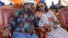 Raila Odinga and other Azimio la Umoja leaders during a rally in Kisumu