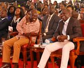 President William Ruto and DP Rigathi Gachagua on Wednesday, August 23, at State House in Nakuru during the 95th Kenya Music Festival Winners’ State Concert.
