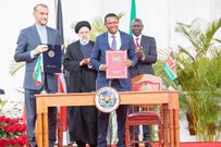CS Mutua and his Iranian counterpart