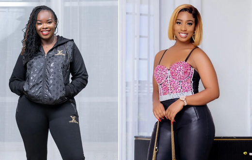Yvette Obura (left) and Diana Marua