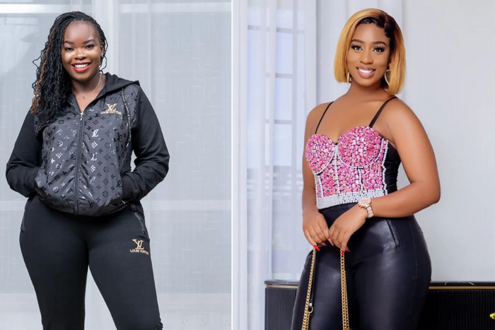 Yvette Obura (left) and Diana Marua