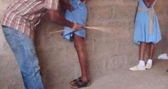 Student caned (File photo)