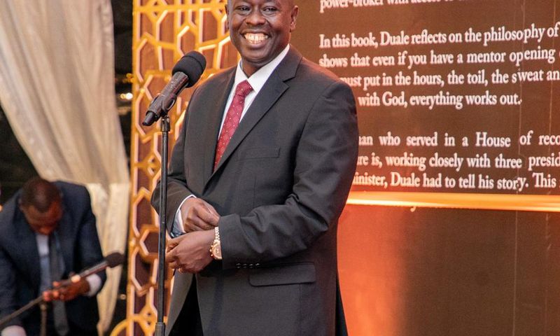 Deputy President Rigathi Gachagua at the book launch of Defence Cabinet Secretary Aden Duale at Serena Hotel, Nairobi on May 11, 2023