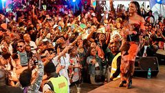 Ami Faku performoimng at the Drip Fest 2023 Photo Radio Africa Events