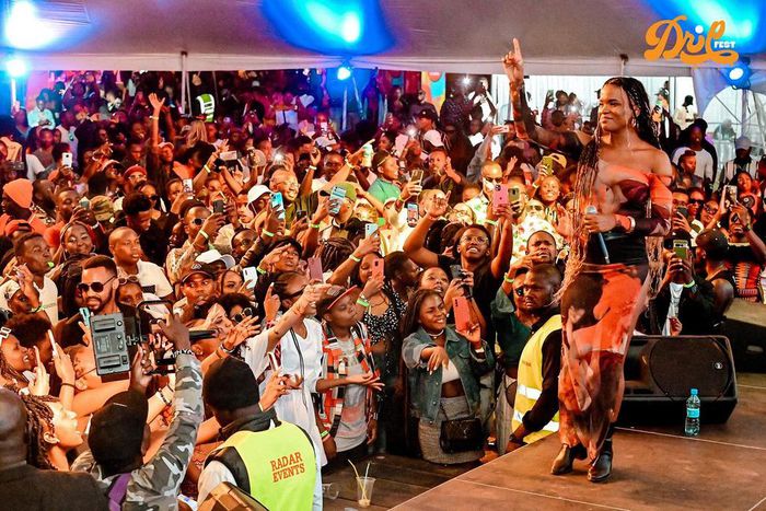 Ami Faku performoimng at the Drip Fest 2023 Photo Radio Africa Events