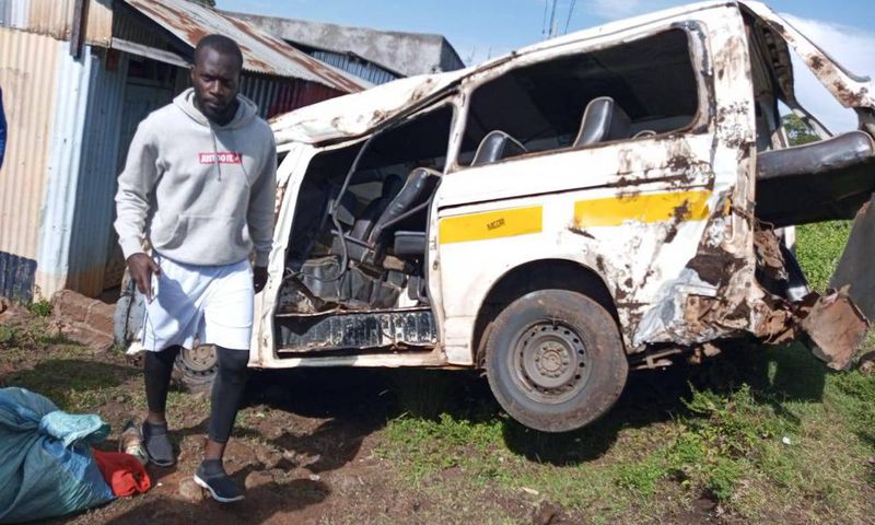 Bondo United Football Club players survive grisly road accident while heading to match