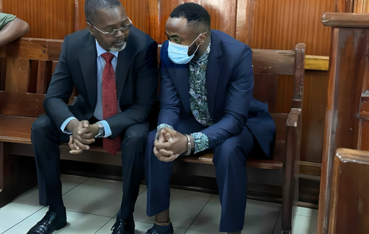 Joseph Irungu alias Jowie (left) in court for sentencing