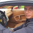 Belgian Tiktok star, Frank De Tank inside a Lamborghini