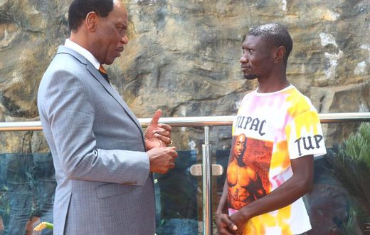 Ezekiel Mutua and Stevo Simple Boy