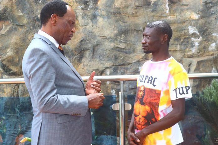 Ezekiel Mutua and Stevo Simple Boy