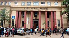 A photo of the Kenya National Archives