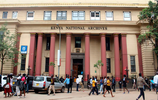 A photo of the Kenya National Archives
