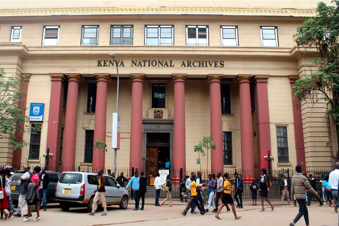 A photo of the Kenya National Archives