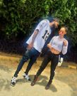 Colonel Mustafa and his ex-girlfriend Noti Flow during happier times