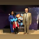 Media personality Anne Kiguta, her son Uhuru and  the Russian Ambassador to Kenya, Dimitry Maksyimichev.