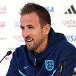 Harry Kane during a press conference at the Main Media Centre in Doha on December 3, 2022.