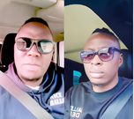 From left: Man claiming to be Oga Obinna's brother Omosh Tajiri & oga Obinna