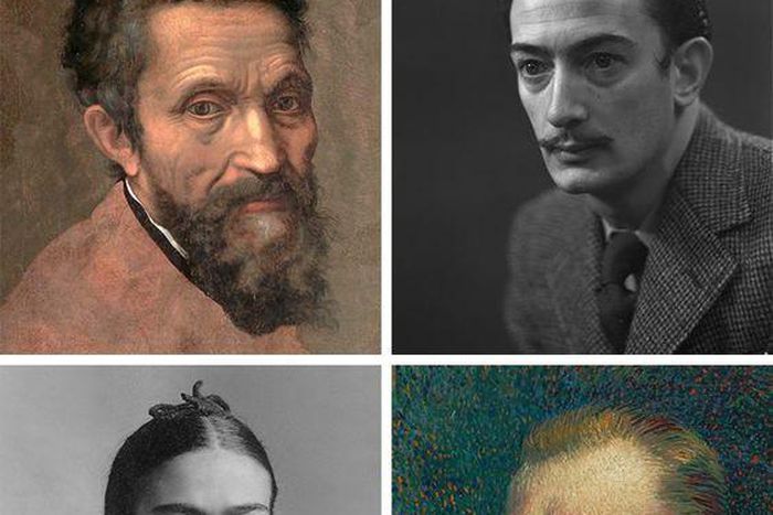 (L-R) Frida Kahlo and Vincent van Gogh [Pinterest]