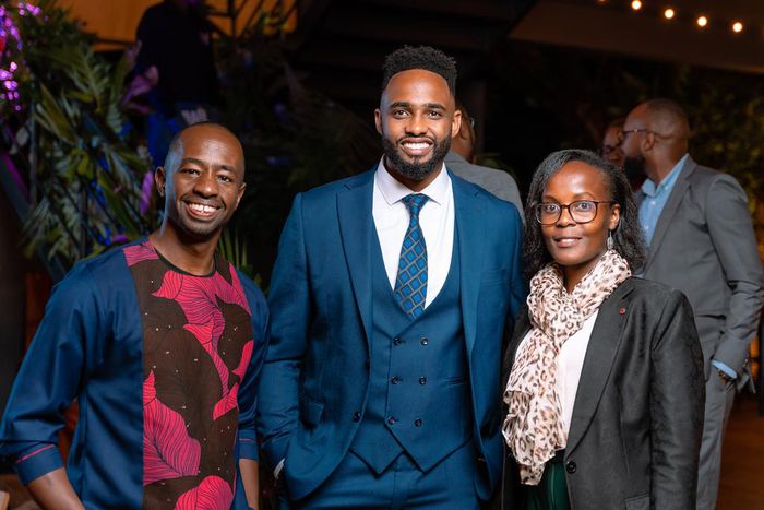 Media personality Jeff Mbote, Joel Rao (CEO Digital, Creative & CXM – Dentsu) and Eva Muita( Head Data & Insights - Dentsu)