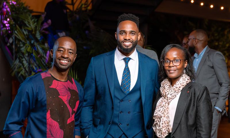Media personality Jeff Mbote, Joel Rao (CEO Digital, Creative & CXM – Dentsu) and Eva Muita( Head Data & Insights - Dentsu)