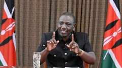 President William Ruto during a media interview at State House, Nairobi