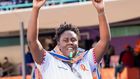 Winnie Odinga during Azimio campaigns