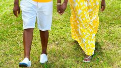 Steve Ogolla and his wife Cebbie Koks