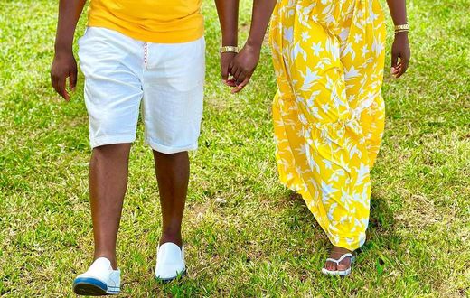 Steve Ogolla and his wife Cebbie Koks