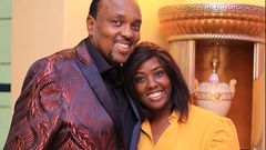 A screenshot image of the late JCC Bishop Allan Kiuna and his daughters Vanessa