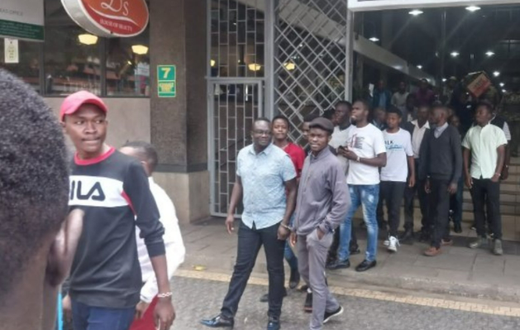 University student leaders who were arrested by police in Nairobi on March 18, 2023
