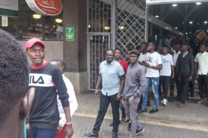 University student leaders who were arrested by police in Nairobi on March 18, 2023