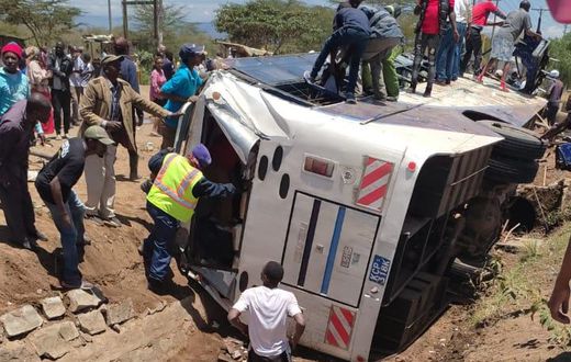 Pwani University bus collides with matatu in Naivasha on March 30, 2023