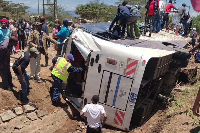 Pwani University bus collides with matatu in Naivasha on March 30, 2023