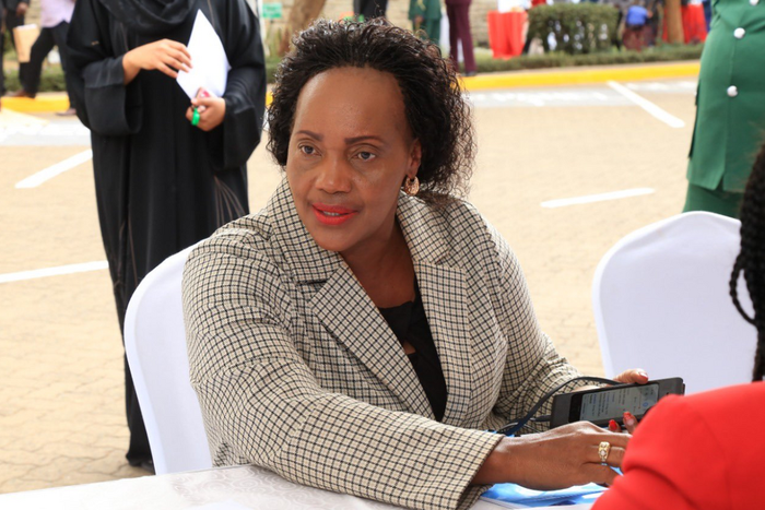 Kisumu West MP Rozzah Buyu during the registration of 13th Parliament MPs on August 26, 2022