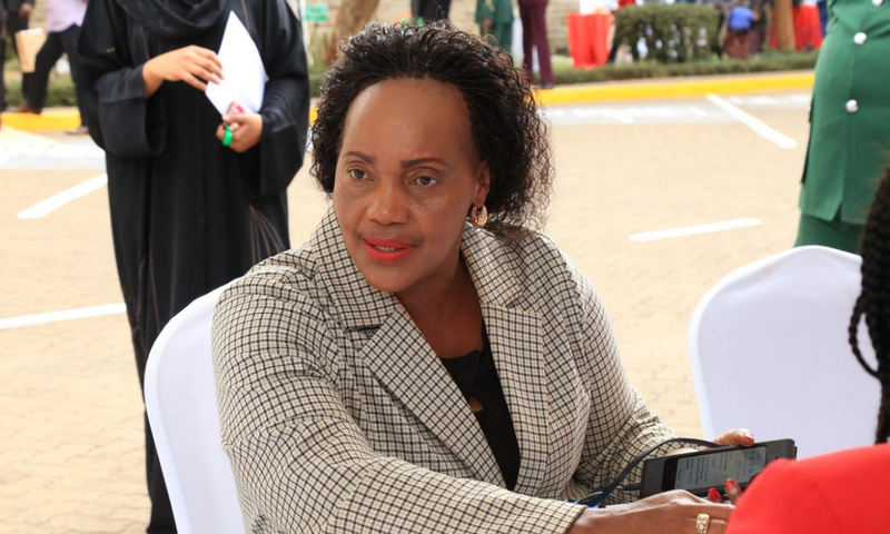 Kisumu West MP Rozzah Buyu during the registration of 13th Parliament MPs on August 26, 2022