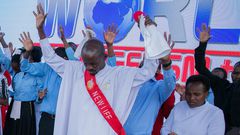 Pastor Ezekiel Odero during a crusade in 2022